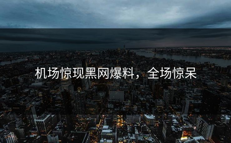 机场惊现黑网爆料，全场惊呆